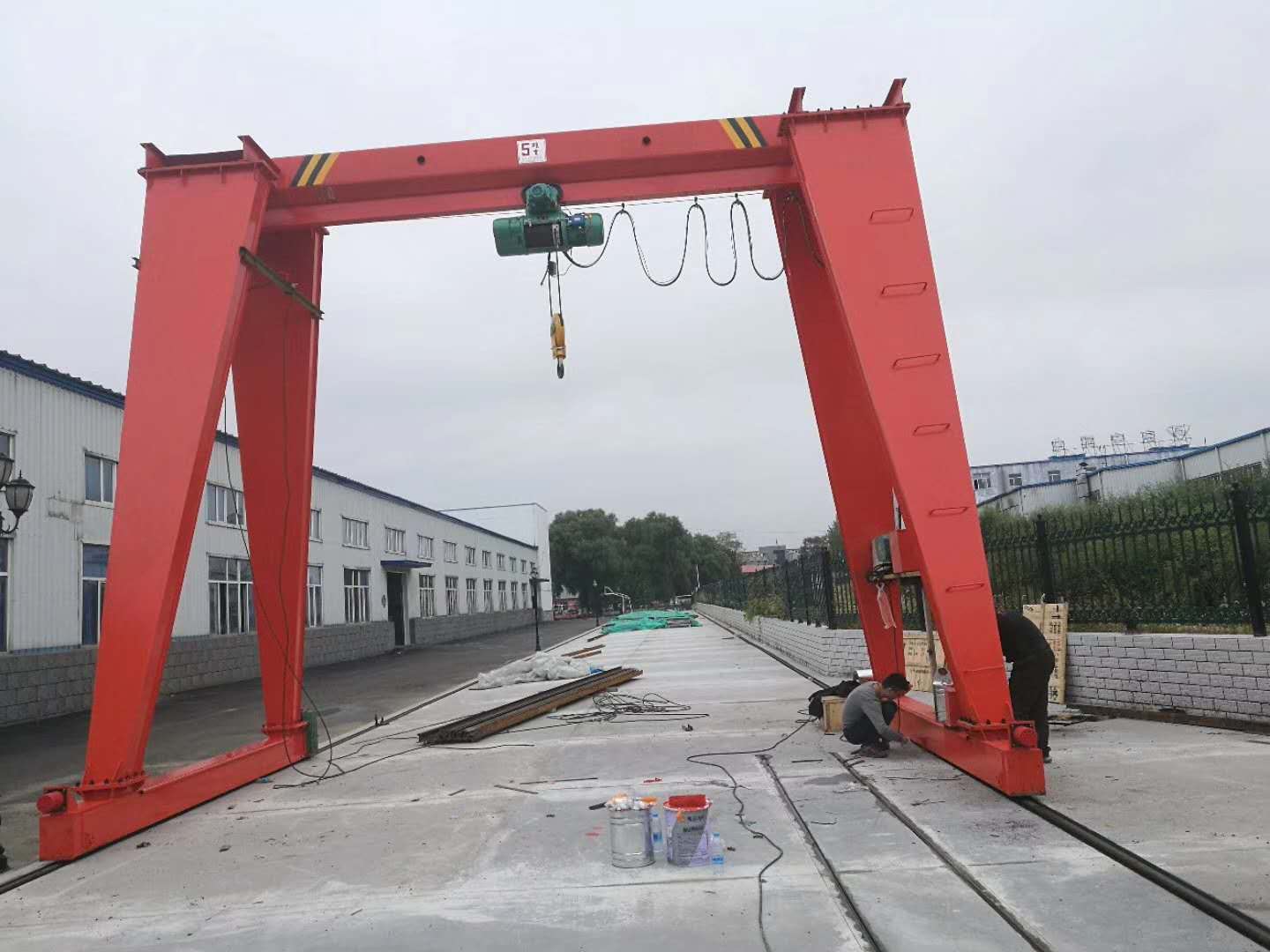 江蘇新恒基鍛造有限公司室外龍門吊